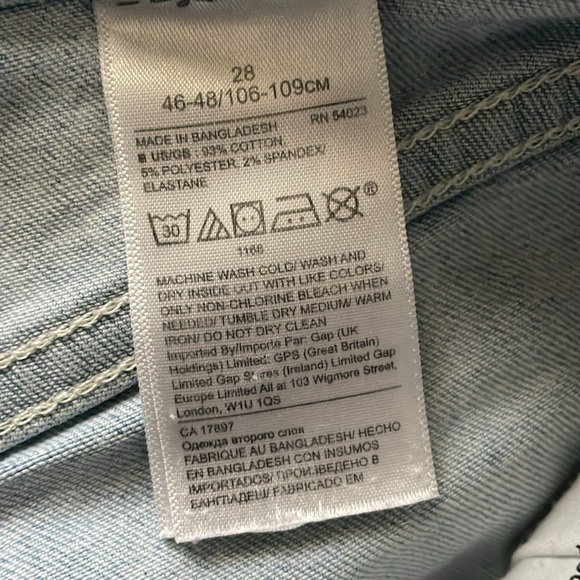 Banana Republic Mid Rise Skinny Ankle Blue Jeans Size 28 - Picture 6 of 12